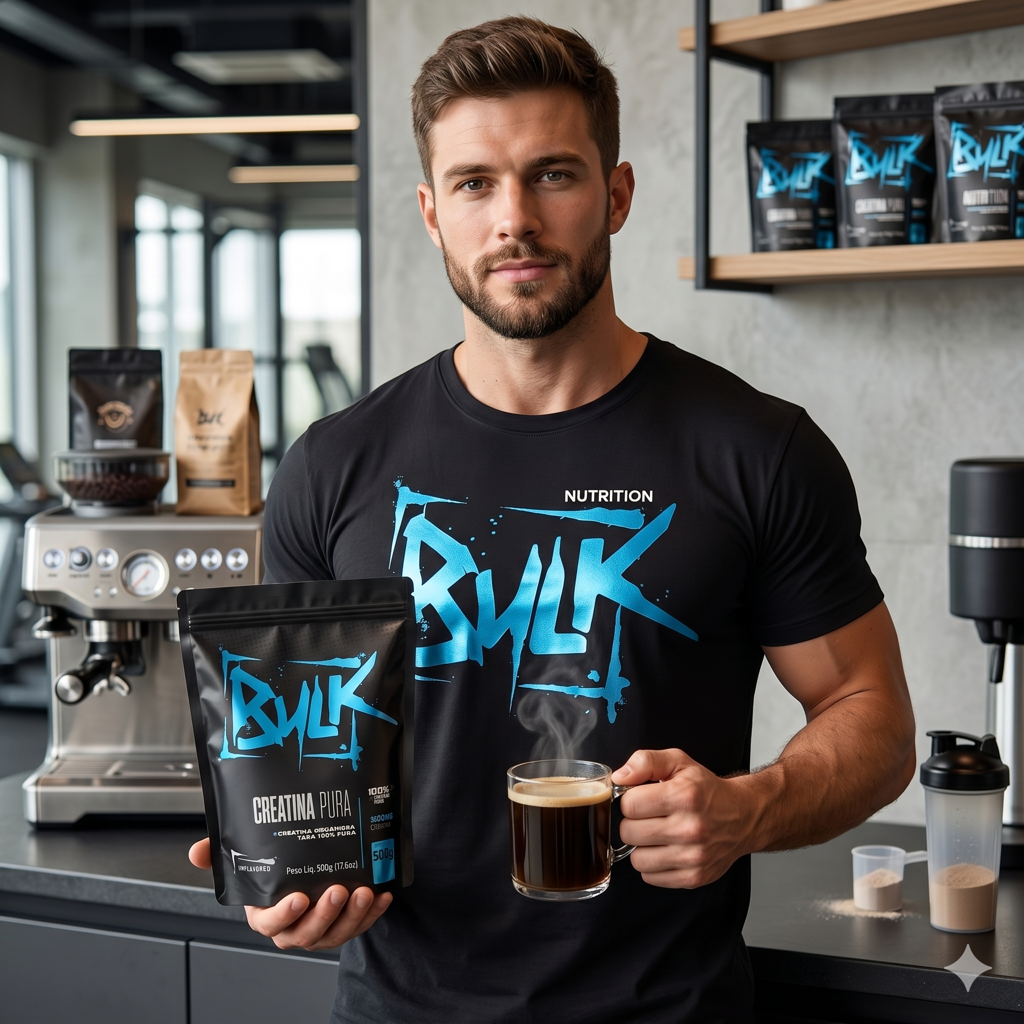 Pode Tomar Creatina com Café? Mitos e a Melhor Forma de Misturar Seu Suplemento