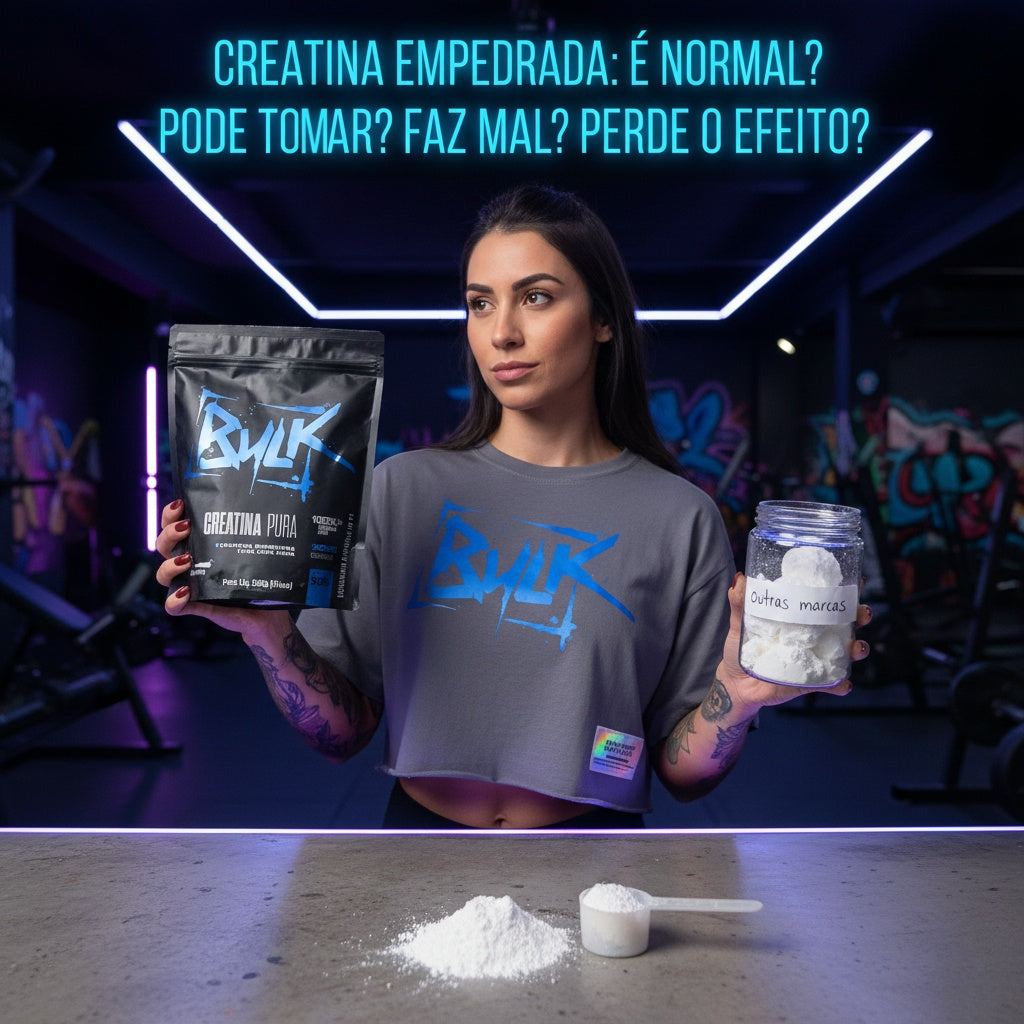 creatina empedrada e normal pode tomar faz mal perde o efeito