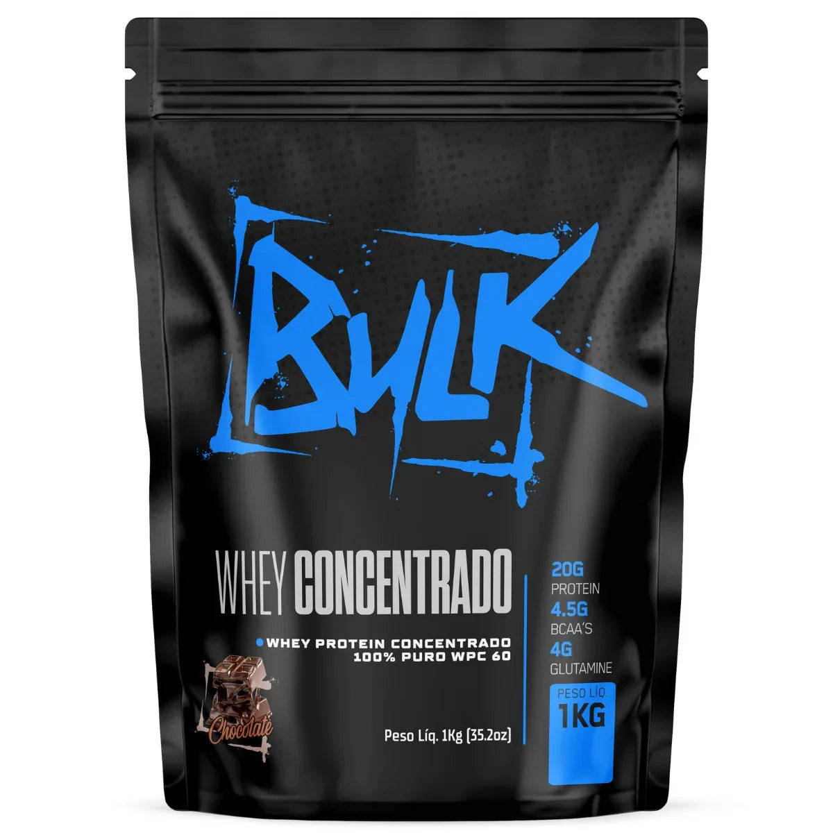 Whey Protein Concentrado 100% Puro 1kg Bulk Nutrition - Bulk Nutrition