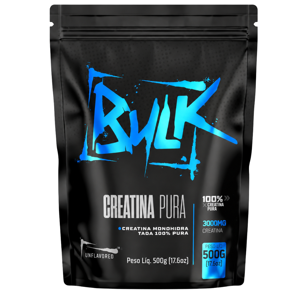 CREATINA MONOHIDRATADA 100% PURA 500G | BULK NUTRITION