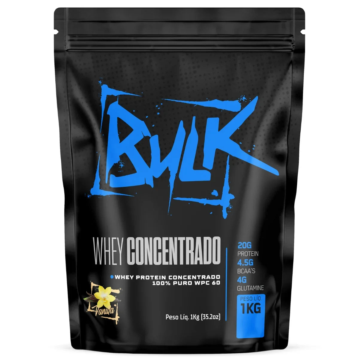 Whey Protein Concentrado 100% Puro 1kg Bulk Nutrition - Bulk Nutrition