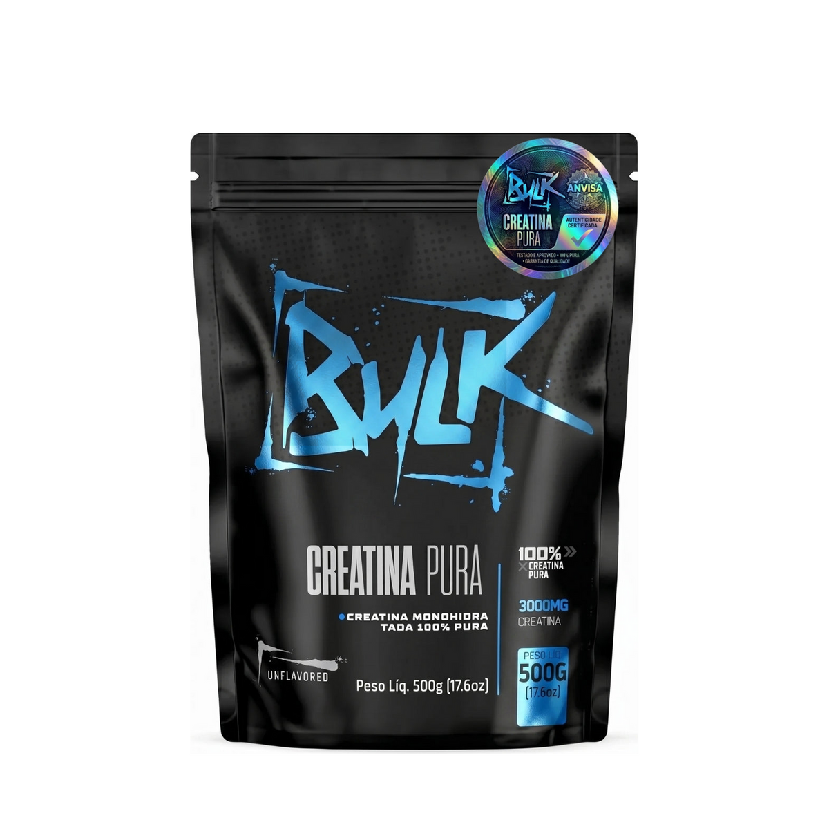 CREATINA MONOHIDRATADA 100% PURA 500G | BULK NUTRITION - Bulk Nutrition