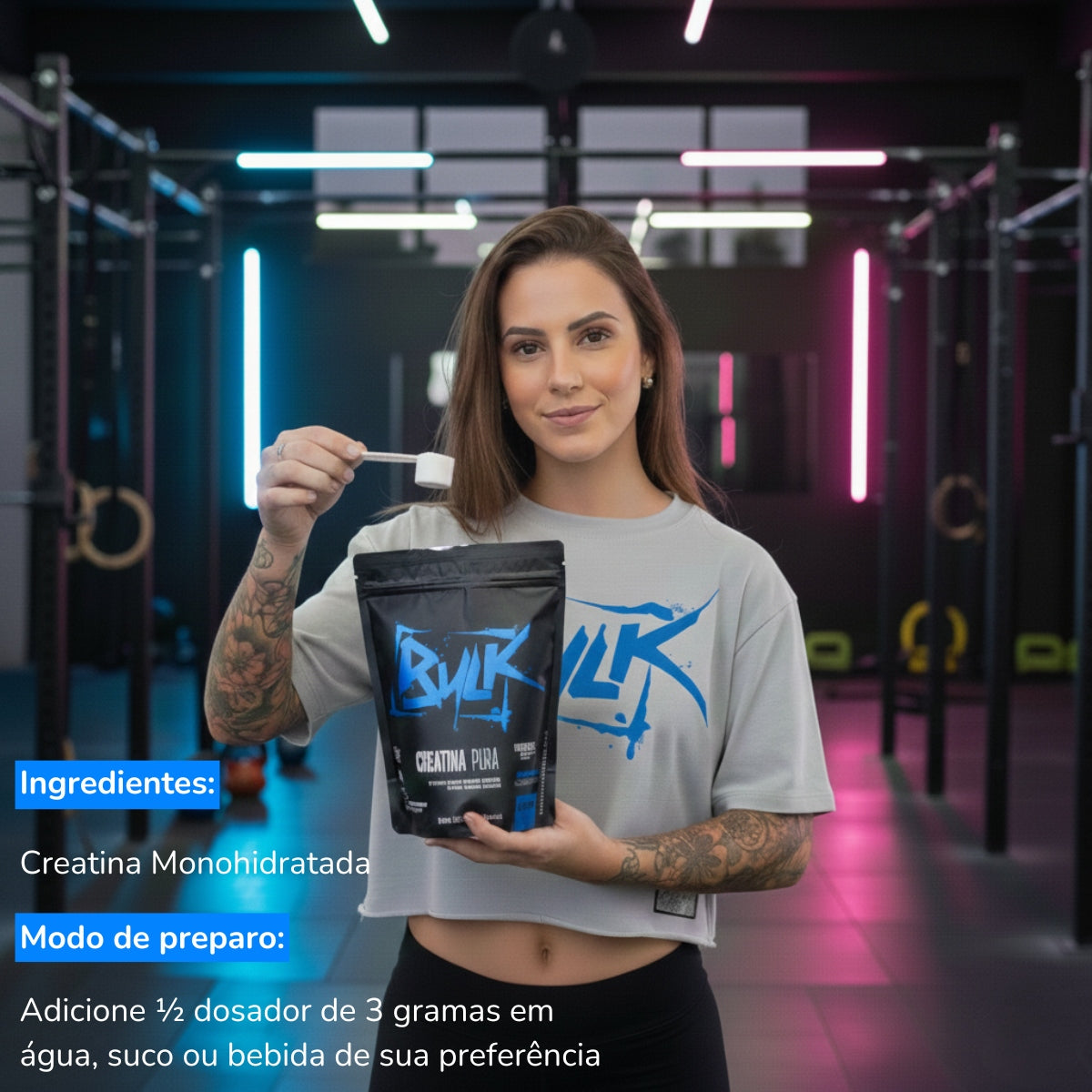 Creatina 1kg 100% Pura (Refil) | Bulk Nutrition - Bulk Nutrition