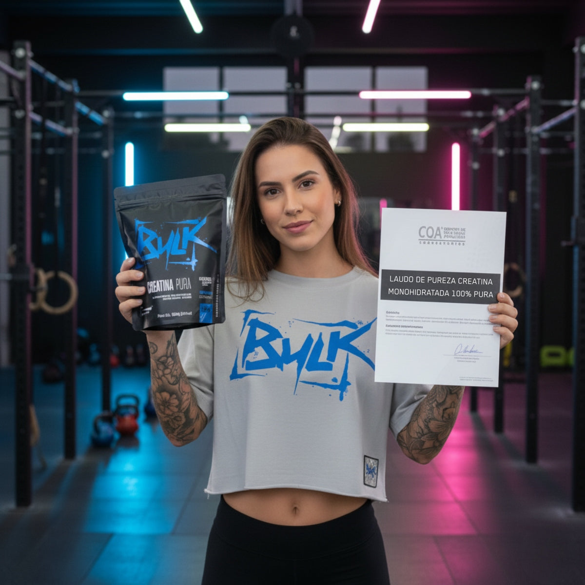 Whey Protein Blend + Creatina Pura 300g + Shaker Bulk Nutrition - Bulk Nutrition