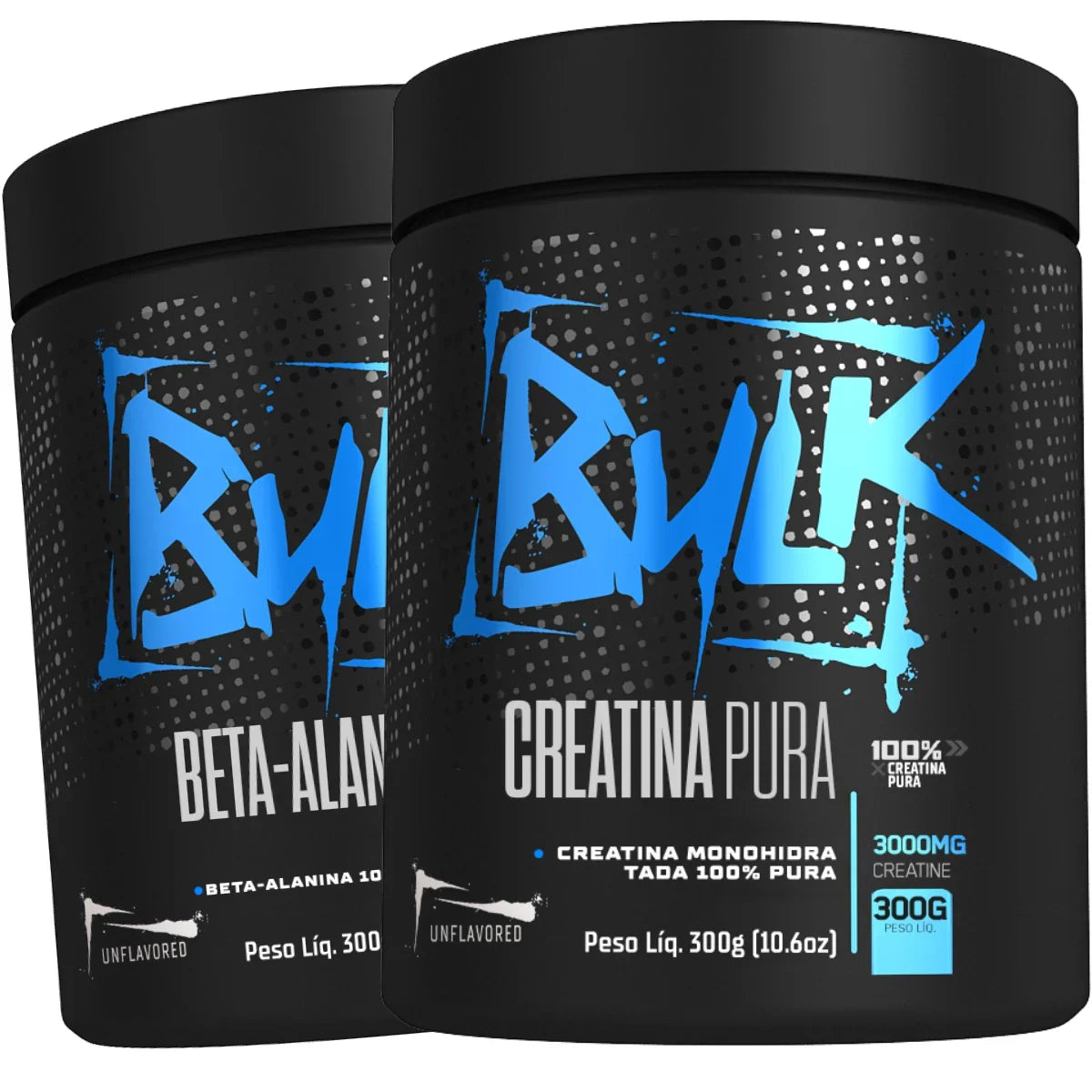 Creatina 100% Pura 300g + Beta Alanina 100% Pura 300g Bulk Nutrition - Bulk Nutrition