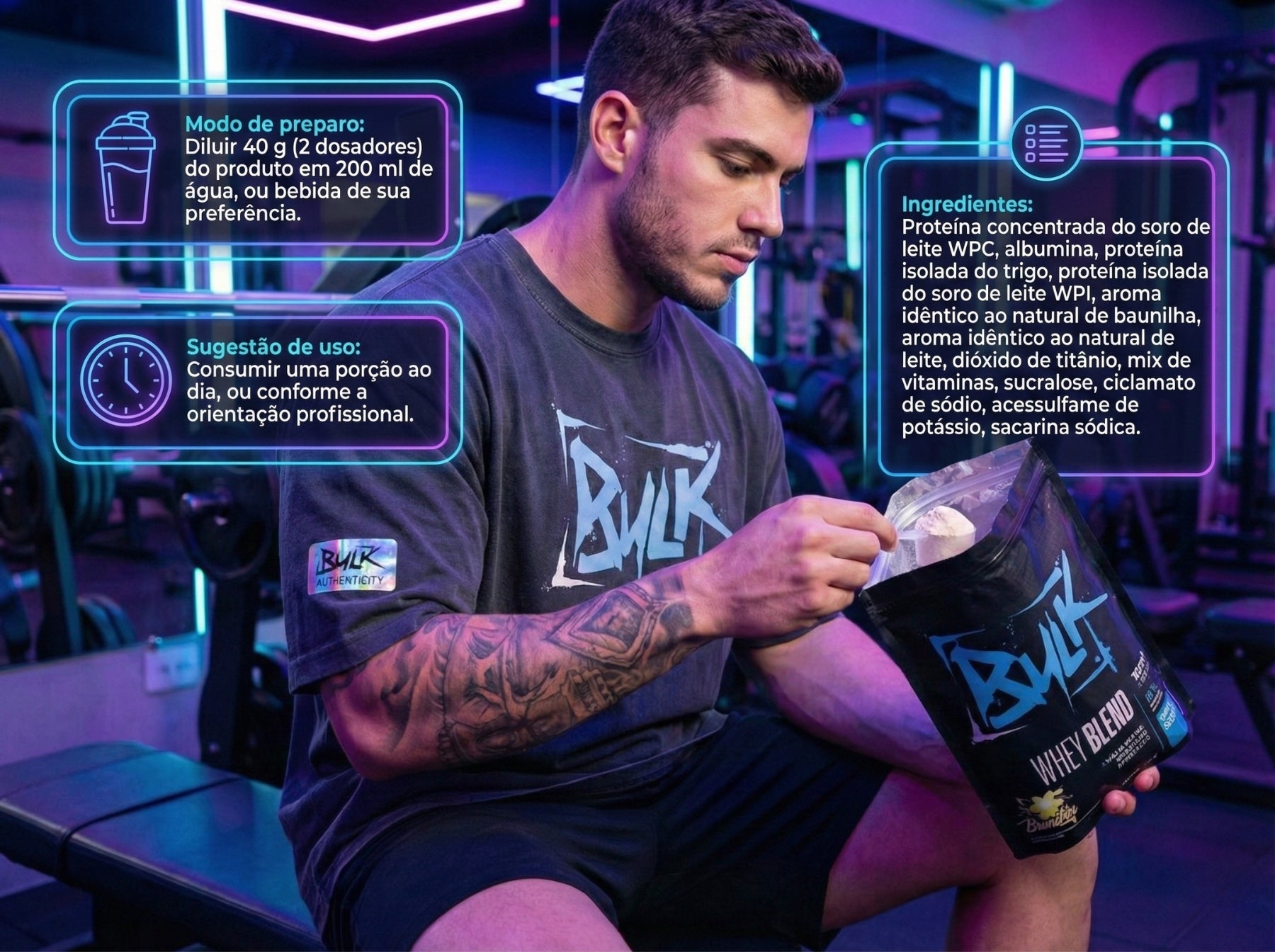 Whey Protein Blend 900G Bulk Nutrition